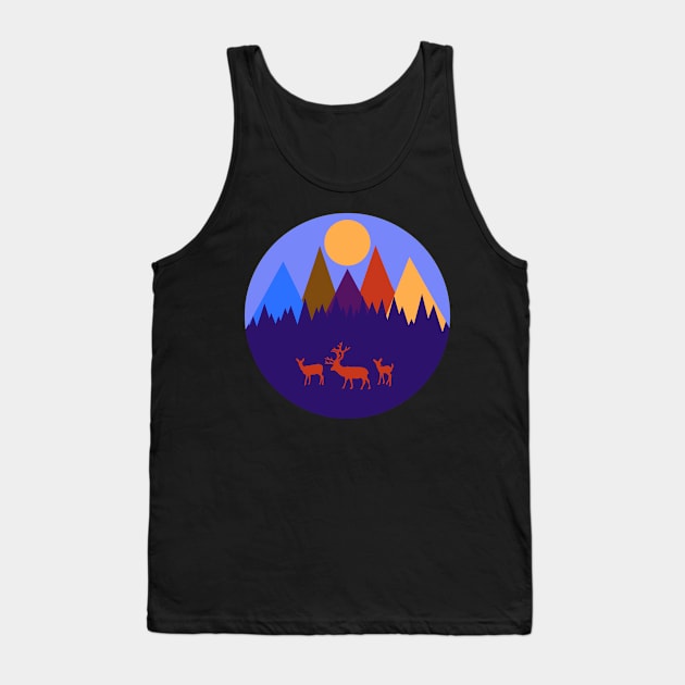 Mountain Scene #8 Tank Top by RockettGraph1cs